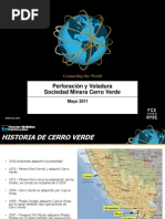 Perforación y Voladura en Sociedad Minera Cerro Verde - Mayo 2011