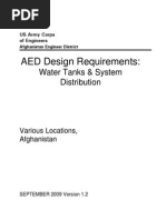 AED Design Requirements - Water Tanks and System Distribution - Sep09 PDF