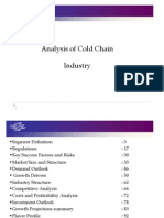 Analysis of Cold Chain Industry