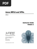 Juniper MPLS and VPNs