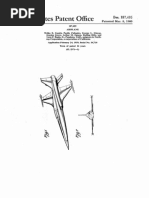 Northrop F-5 Design Patent