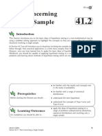 HELM (2005) : Section 41.2: Tests Concerning A Single Sample