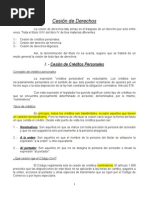 Cesión de Derechos y Contrato de Arendamiento.