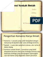 Konvensi Naskah Ilmiah