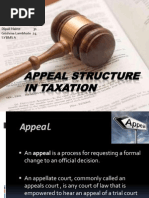 Appeal Structure in Taxation