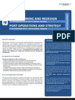 Training On Port Operations, Planning, Redesigning and Strategy