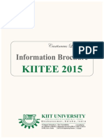 KIITEE - 2015 Information Brochure