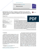 Optimization of Surface Roughness and Flank Wear Using The Taguchi Method in Milling of Hadfield Steel With PVD and CVD Coated Inserts