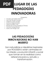 Pedagogías Innovadoras