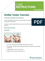 Achilles Tendon: Exercises: Your Kaiser Permanente Care Instructions