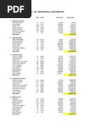 Bill of Mat. & Estimates