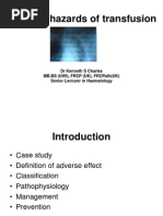 Serious Hazards of Transfusion: DR Kenneth S Charles MB - Bs (Uwi), FRCP (Uk), Frcpath (Uk) Senior Lecturer in Haematology