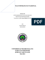 Makalah Perhitungan Pendapatan Nasional