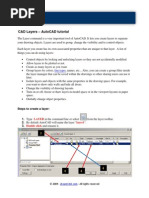 Cad Layers - Autocad Tutorial: Line Types