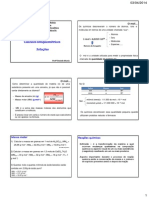 Cálculos Estequiométricos e Soluções