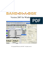 Band in A Box 2007 Manual