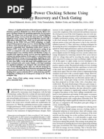 Ultra Low-Power Clocking Scheme Using Energy Recovery and Clock Gating