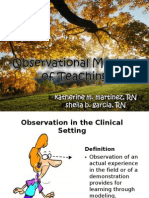 Observational Method of Teaching