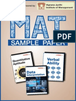 MAT Sample Paper