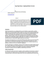 Box Compression For Copy Paper Boxes - Applying McKee's Formula - Final