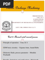 Electric Discharge Machining