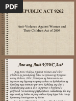 Anti-VAWC Act Tagalog