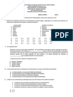 Examen de Primer y Segundo Bimestre