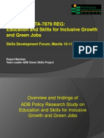 ADB Project TA-7879 REG: Education and Skills For Inclusive Growth and Green Jobs