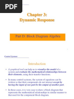 Dynamic Response: Part D: Block Diagram Algebra