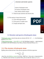 Atomic Structure and Atomic Spectra