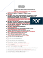 Physical Science 1st 9 Weeks Final Exam Review