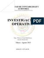 Investigacion Operativa