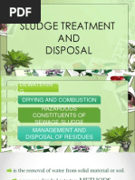 Sludge Treatment and Disposal