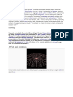 Orbit and Rotation: Naming