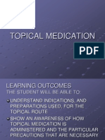 Topical Medications