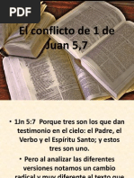 El Conflicto de 1 de Juan 5,7