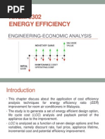 KXGM 6302 Energy Efficiency: Engineering-Economic Analysis