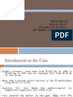 Case Analysis Fuji Vs Kodak: Presented by Adarsh Sheth Purushottam Kalantry (-) IBS Mumbai 08 10