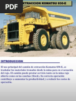 Camiòn Komatsu 830-E