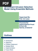 An Efficient Intrusion Detection Model Using Ensemble Methods