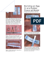 Building An Egg Crate Rubber Powered Model: Designed by Ross Jahnke