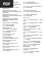 2014 Nobel Prize Winners and Native Places