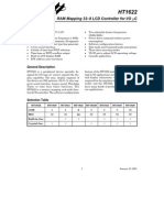 RAM Mapping 32 8 LCD Controller For I/O MC: Features