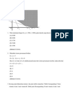 Program Linear Kumpulan Soal