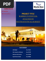 Project Title: Market Potential Analysisof Neutraceuticalmarket