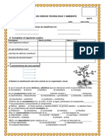 Examen Mensual de Ciencia Tecnologia y Ambiente