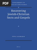 (VigChr Supp 110) Petri Luomanen - Recovering Jewish-Christian Sects and Gospels, 2012 PDF