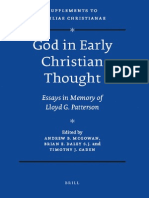 (VigChr Supp 094) Andrew - Brian - Mcgowan, - Brian - E. - Daley, - S. - J. - Gaden-God in Early Christian Thought - Essays in Memory of Lloyd G. Patterson