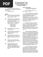 The Geiger-Mueller Tube, Nuclear Electronics, and Counting Statistics