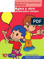 Cuaderno de Experimentos Agua y Aire Elementos Vitales Primaria